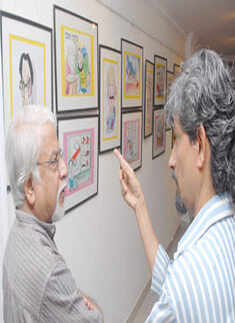 Cartoon exhibition