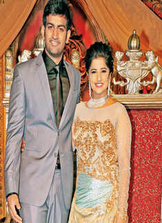 Hanshita and Archith Reddy's reception