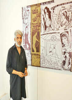Sharad Pandey&rsquo;s art show