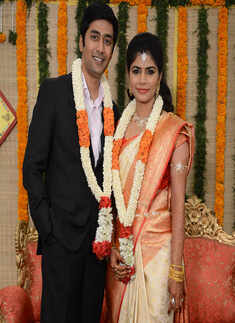 Chinmayi and Rahul's wedding reception