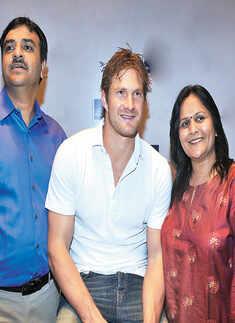 Candid Shane Watson at Novotel Ahmedabad