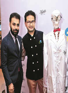 Celebs at a store launch