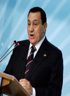 Egypt court sentences Mubarak to three years for graft