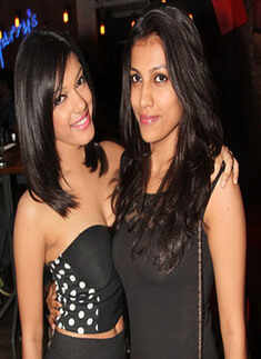 Shravya, Sarah party at Harry's