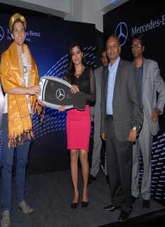 Celebs at Mercedes-Benz's launch