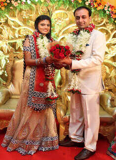 A blessed engagement ceremony