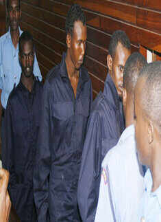 Suspected Somali pirates