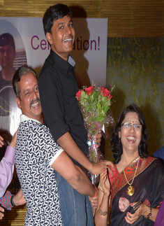 Aditya's success party 