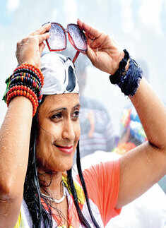 Rain dance party in Indore