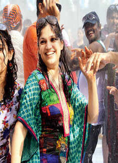 Rain dance party in Indore