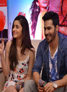 Alia and Varun in Bangalore