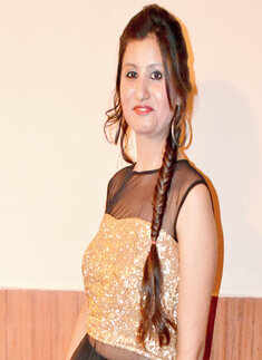 Fashion show held at a social club