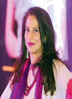 Shobhaa De in a talk show
