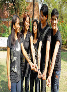 KSBM student's protest