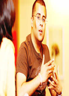 Chetan at TOI office