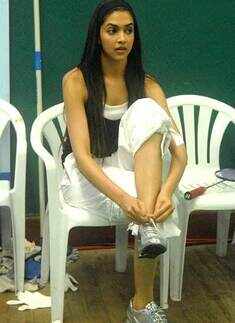 Deepika's sporty side