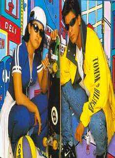 Shah Rukh with Kajol 