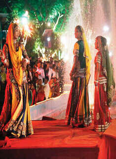 Teej procession in Jaipur