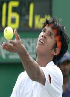 Somdev at Chennai Open