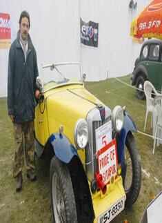 Vintage car rally