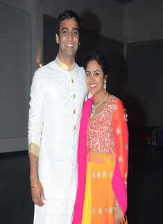 Akhil Reddy, Ankita's sangeet ceremony
