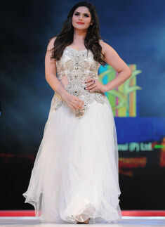 Zareen Khan walks the ramp