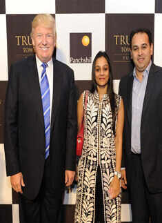 Donald Trump at a dinner party in Pune