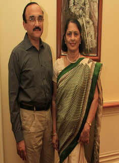 Anupama and Michael celebrate Onam