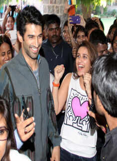 Parineeti, Aditya promote Daawat-e-Ishq
