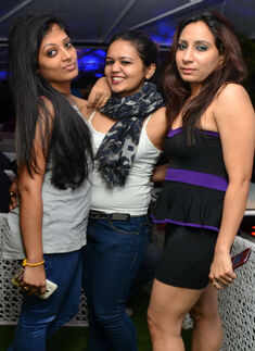 Party people have a blast