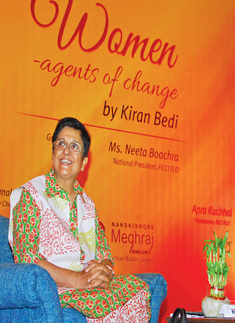 Kiran Bedi at FICCI FLO&rsquo;s event