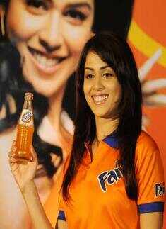 Genelia endorsing Fanta