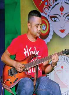 Magic show at Durga Puja