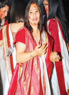 Anuroopa Banerjee at Sindoor Khela event held in Jaipur