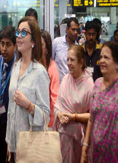 Nita Ambani in Kolkata for ISL inauguration