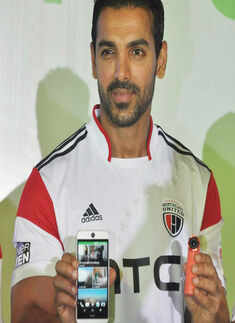 John Abraham launches HTC Desire Eye and RE Camera