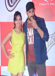 Yaami & Sidharth promote Cornetto