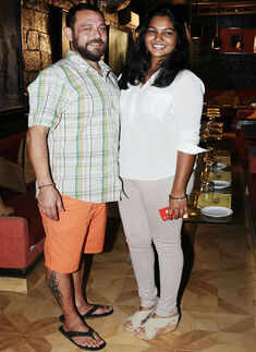 Party goers have a ball