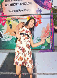 Hawaiian pool party in Lucknow