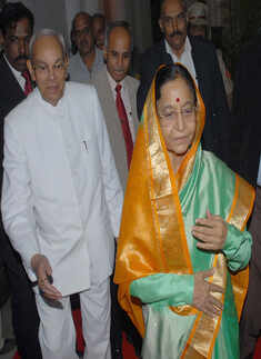 Pratibha Patil at Rajbhavan