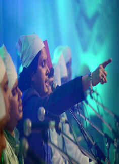 Singing along to Sufi songs