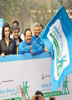 Families walk for health