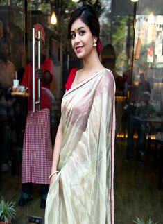 Celebs at a cafe inaguration