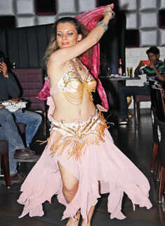 Belly dancing steals the show