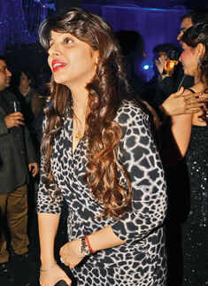 Party-goers beat the winter blues