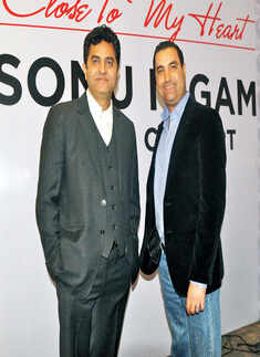 Sonu Nigam performs at the Klose to my Heart concert in Noida