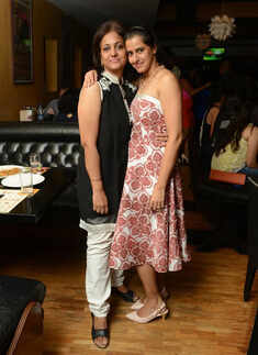 Vivek and Shokhi strike a pose at a party at Zara in Chennai