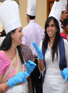 Cake mixing ceremony in Hyderabad