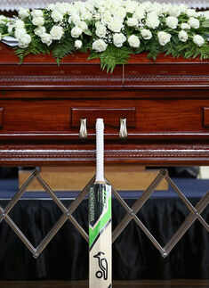 Phil Hughes laid to rest