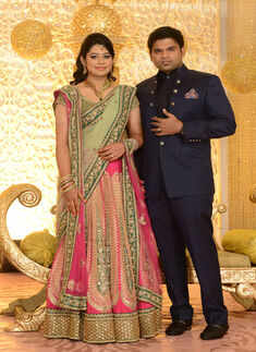 Naveen & Malashree's wedding reception